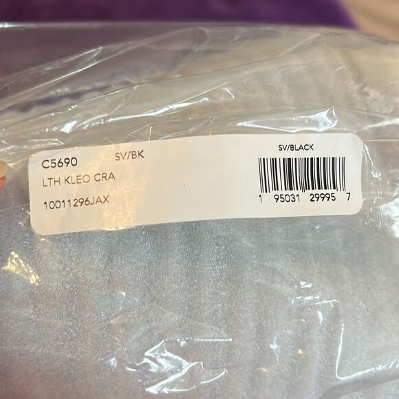 COACH NWT gorgeous black pebble leather crossbody handbag - Picture 11 of 11